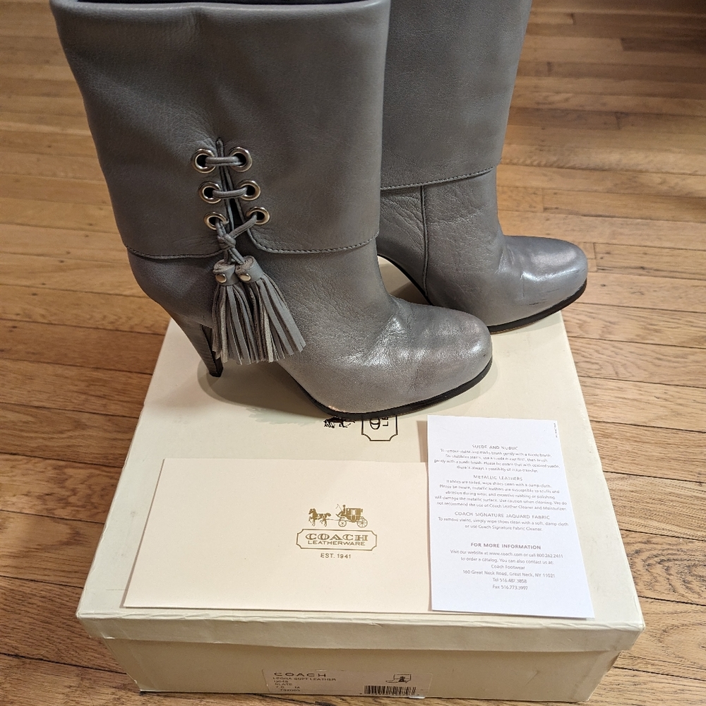 Coach (2010) Grey Booties - Make an Offer!